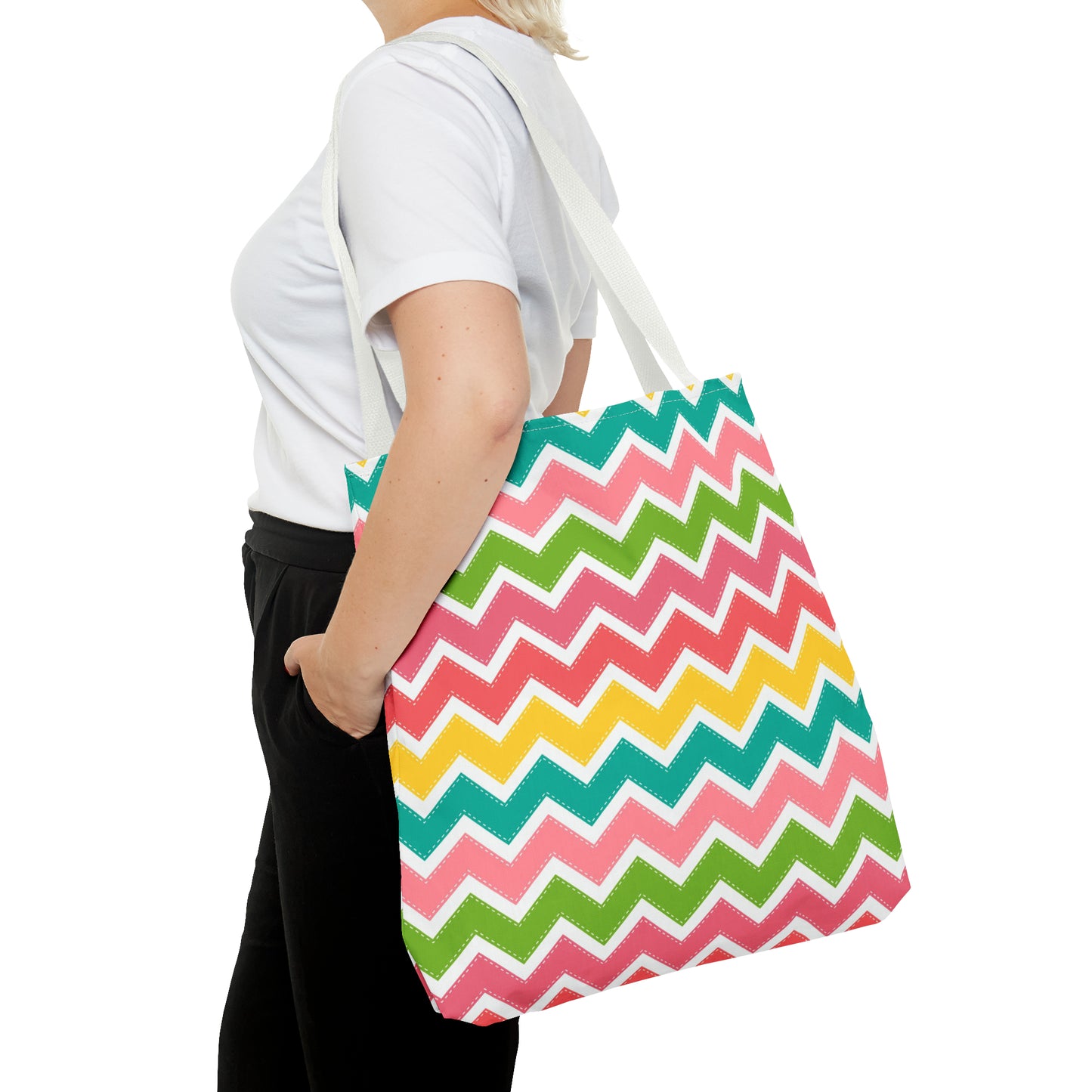 Colorful Zig-Zags - Tote Bag
