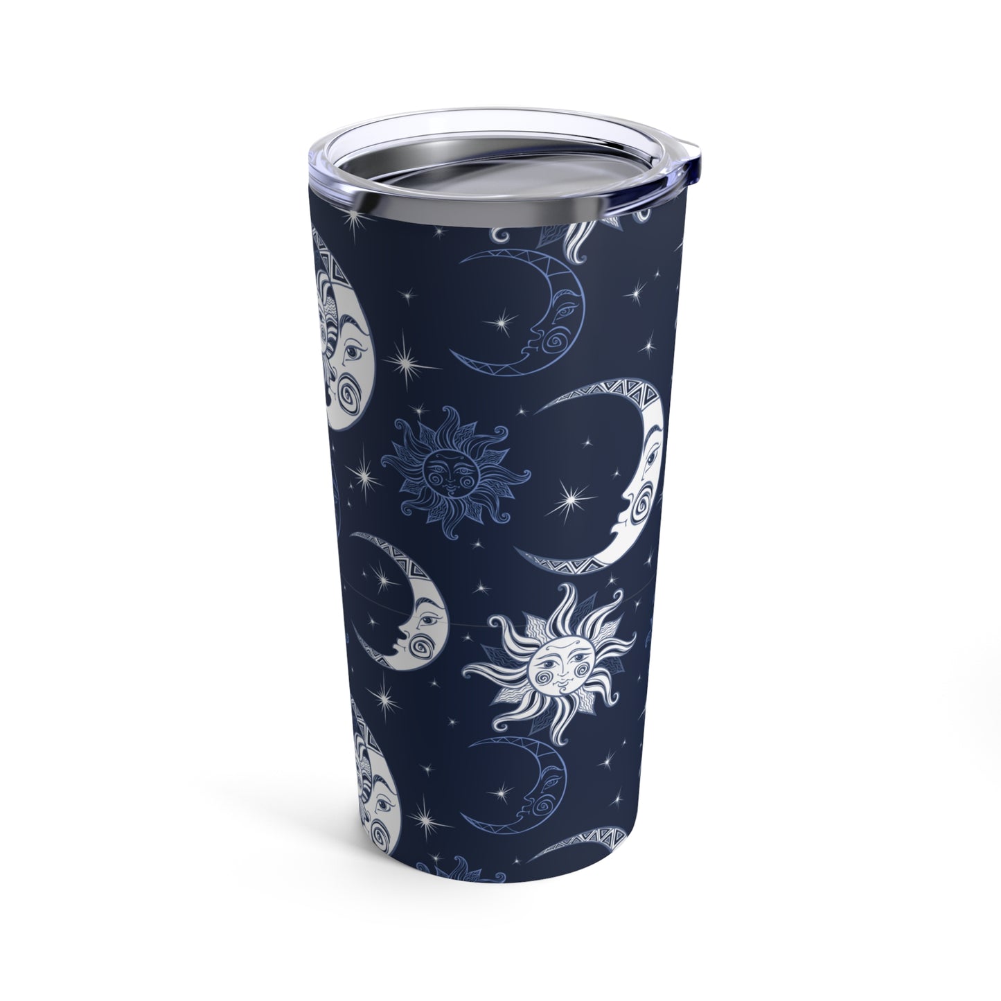 Sun, Moon, and Stars Blue - Tumbler 20oz