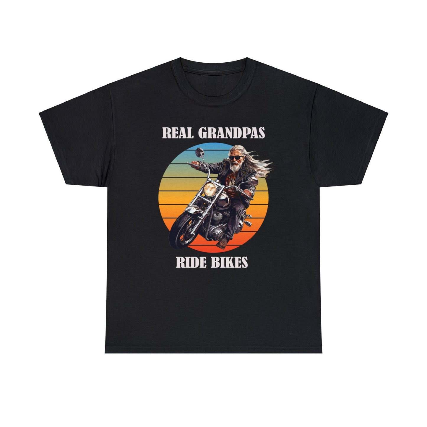 Grandpa Biker - Heavy Cotton Tee