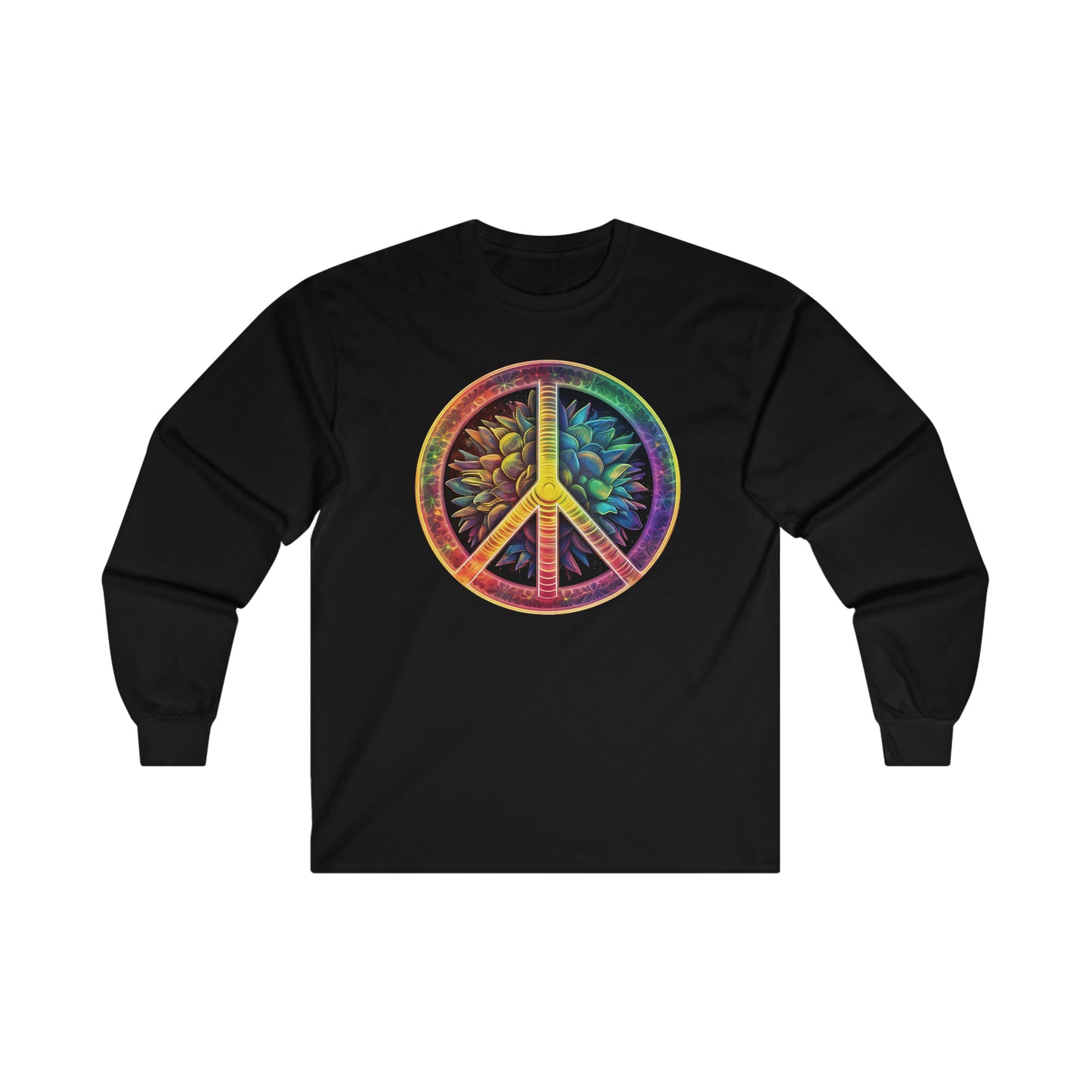 Vintage Peace Sign - Ultra Cotton Long Sleeve Tee