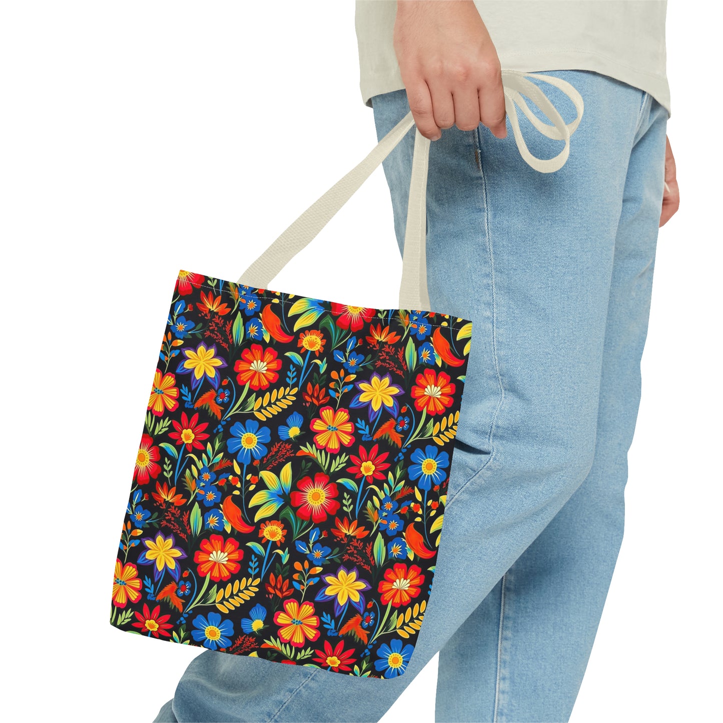 Bright Colorful Flowers - Tote Bag