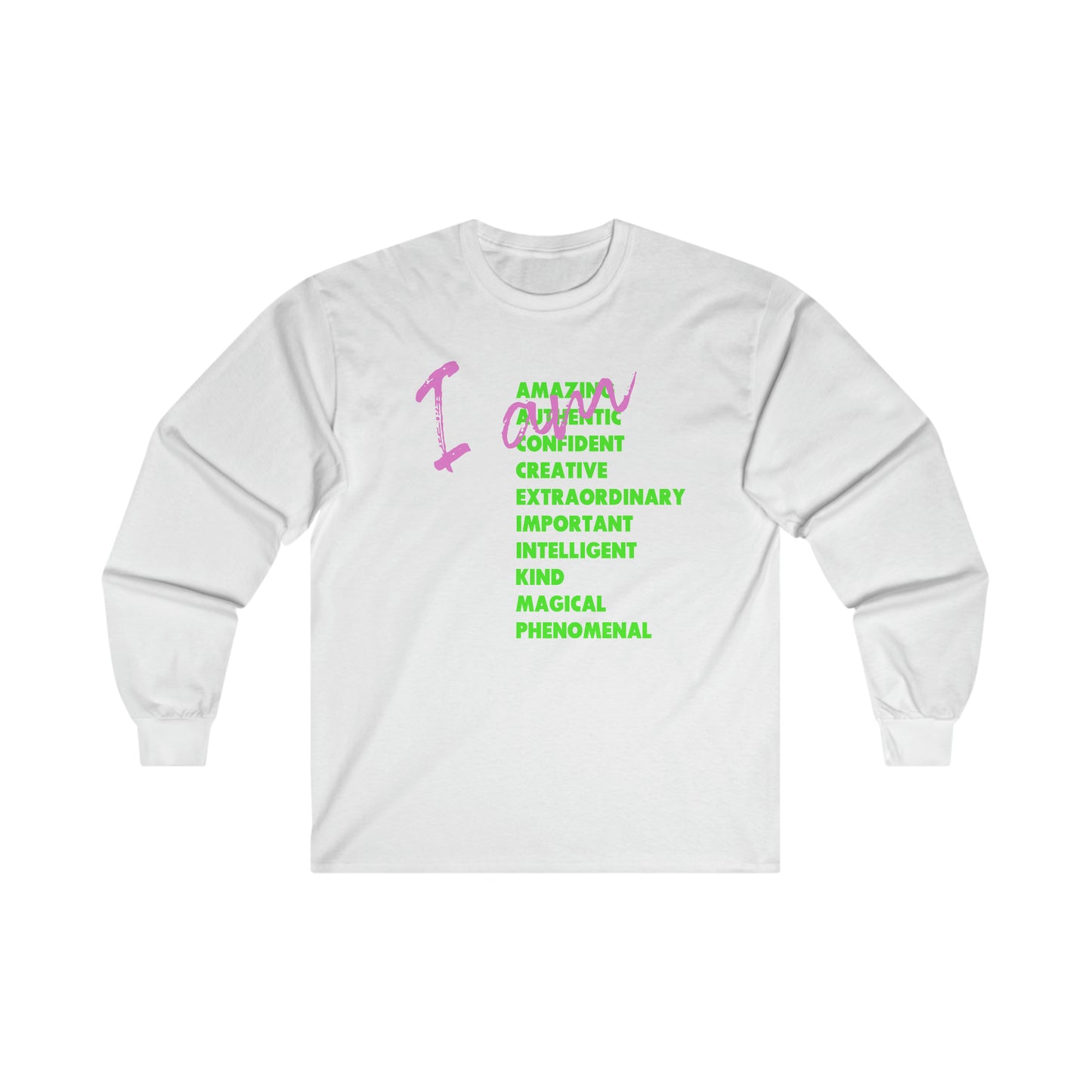 I am - Ultra Cotton Long Sleeve Tee