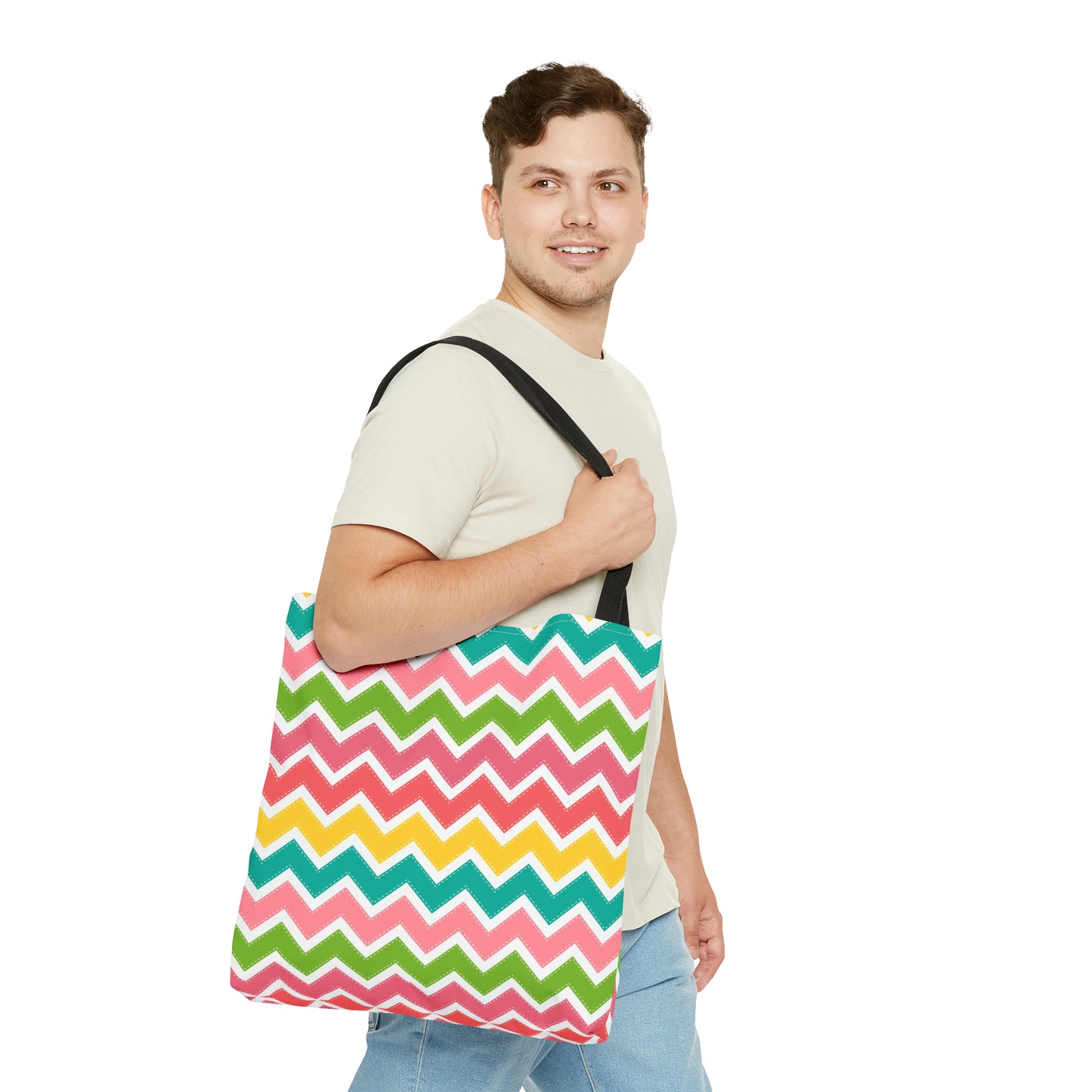 Colorful Zig-Zags - Tote Bag