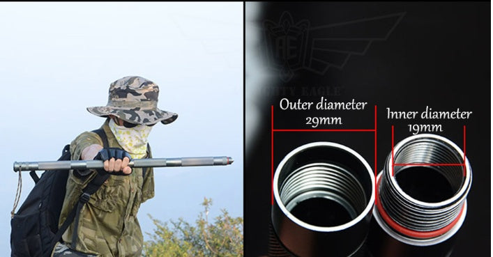 Alpenstock Tactical Defense Multifunctional Walking Stick