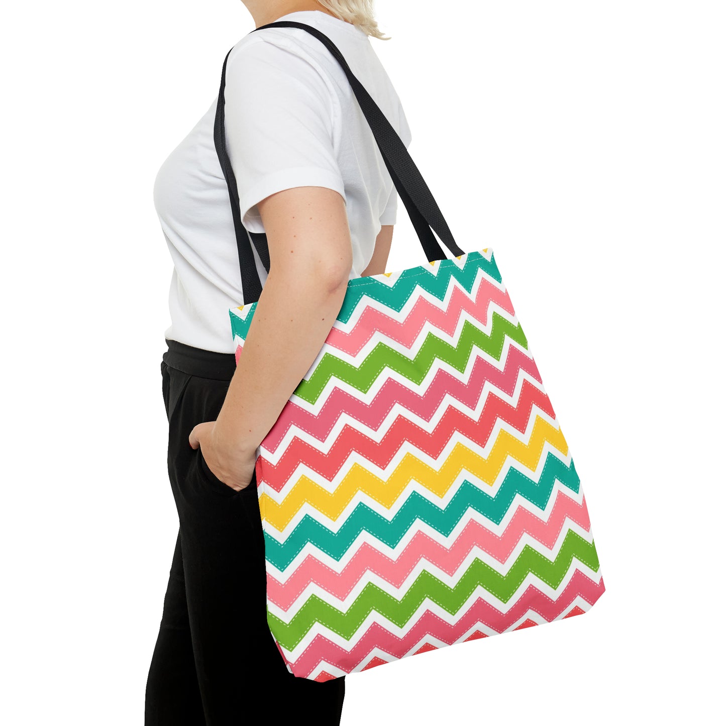 Colorful Zig-Zags - Tote Bag