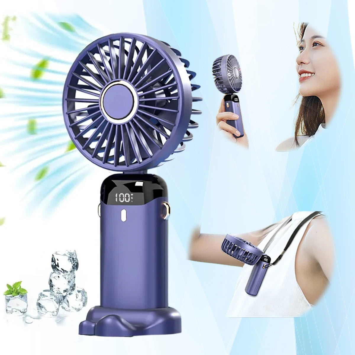 USB Rechargeable Mini Portable Fan