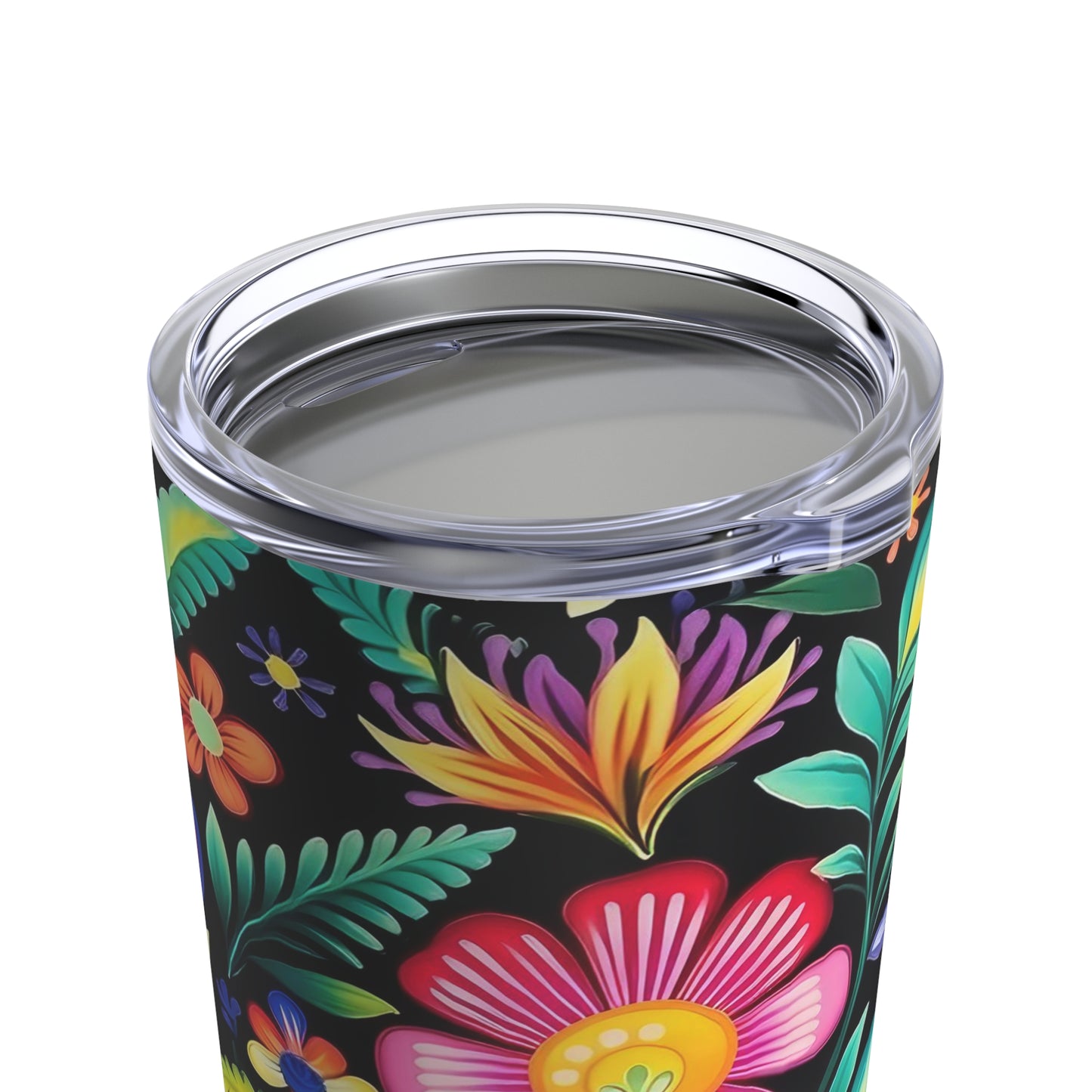 Mexican Floral Black - Tumbler 20oz