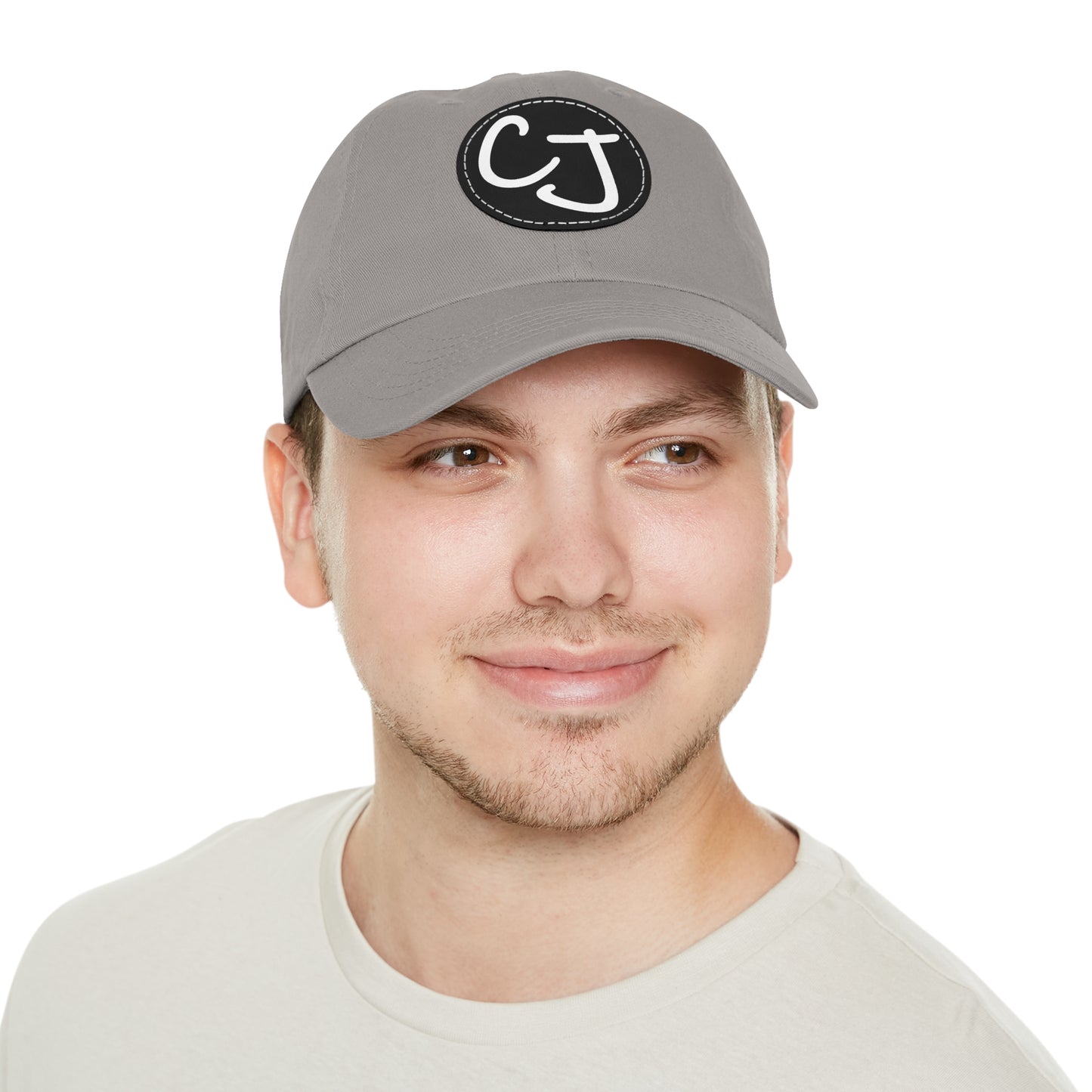 CJ - Hat with Round Leather Patch