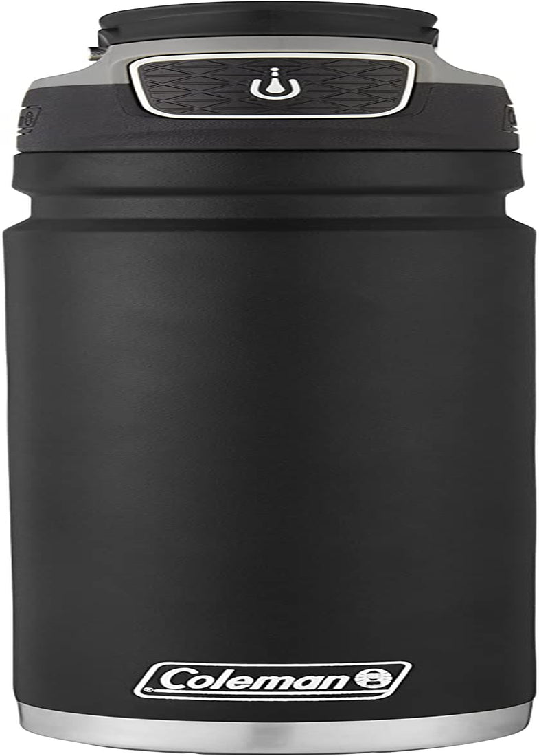 Freeflow Vacuum-Insulated Stainless Steel Water Bottle with Leak-Proof Button Lid & Carry Handle