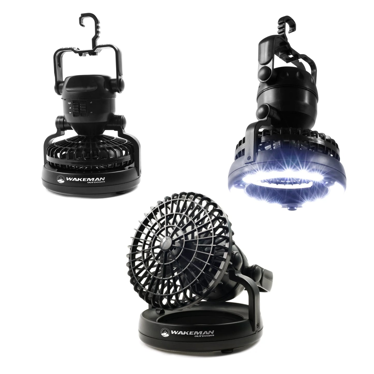 Camping Lantern with Ceiling Fan - Weather-Resistant Tent Light Camping Accessories