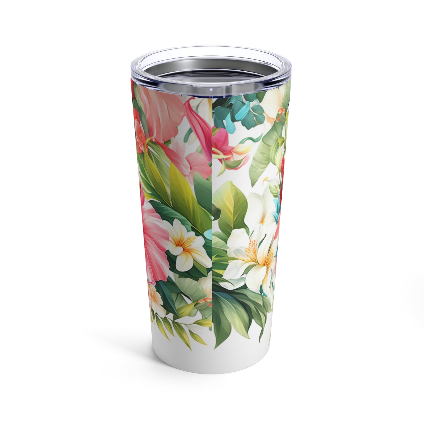 Bright Tropical Flowers - Tumbler 20oz