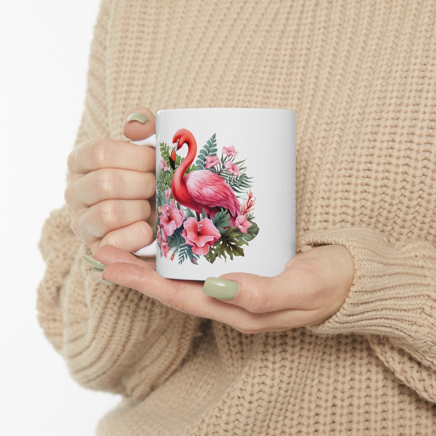 Pink Flamingo - Ceramic Mug 11oz