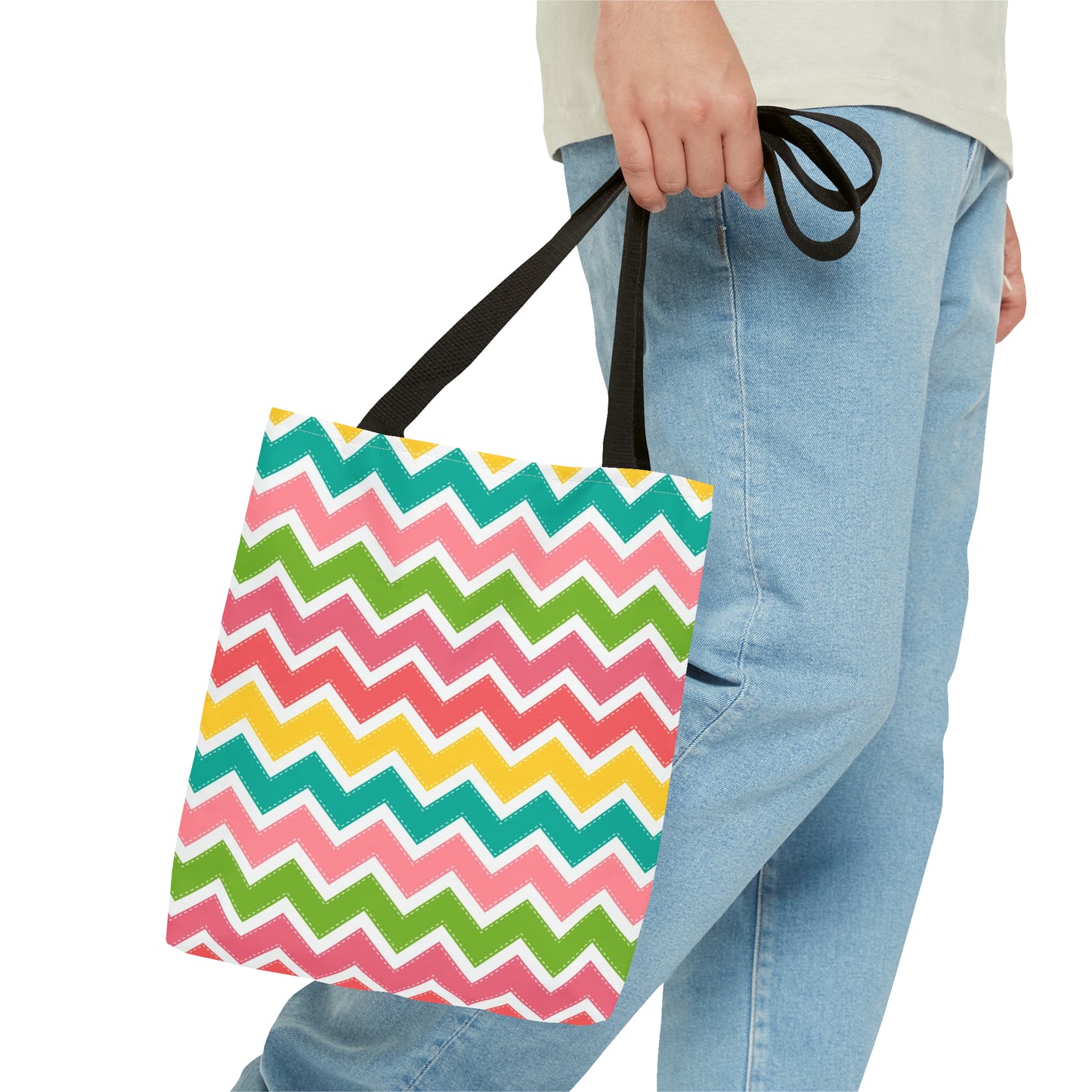 Colorful Zig-Zags - Tote Bag