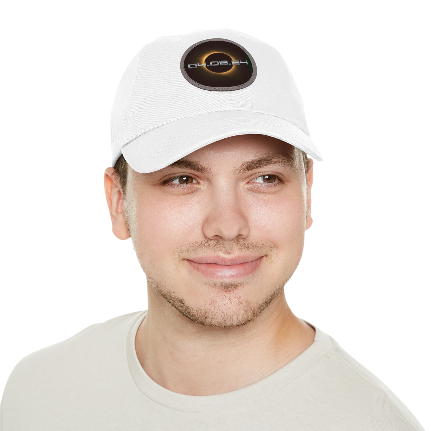 Eclipse - Hat with Round Leather Patch