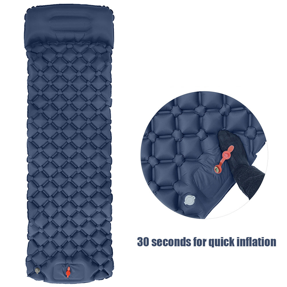 Outdoor Inflatable Camping Mattress with Pillow