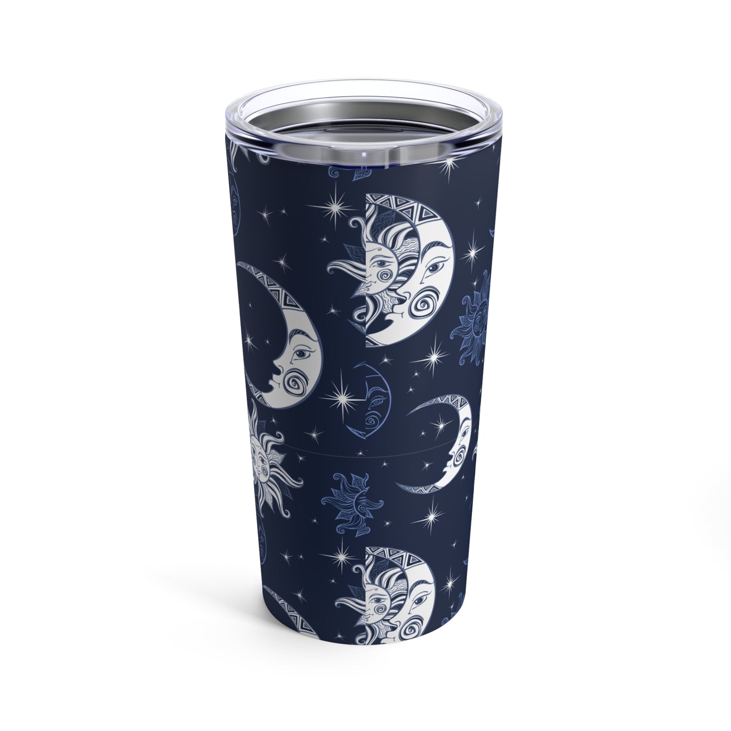 Sun, Moon, and Stars Blue - Tumbler 20oz