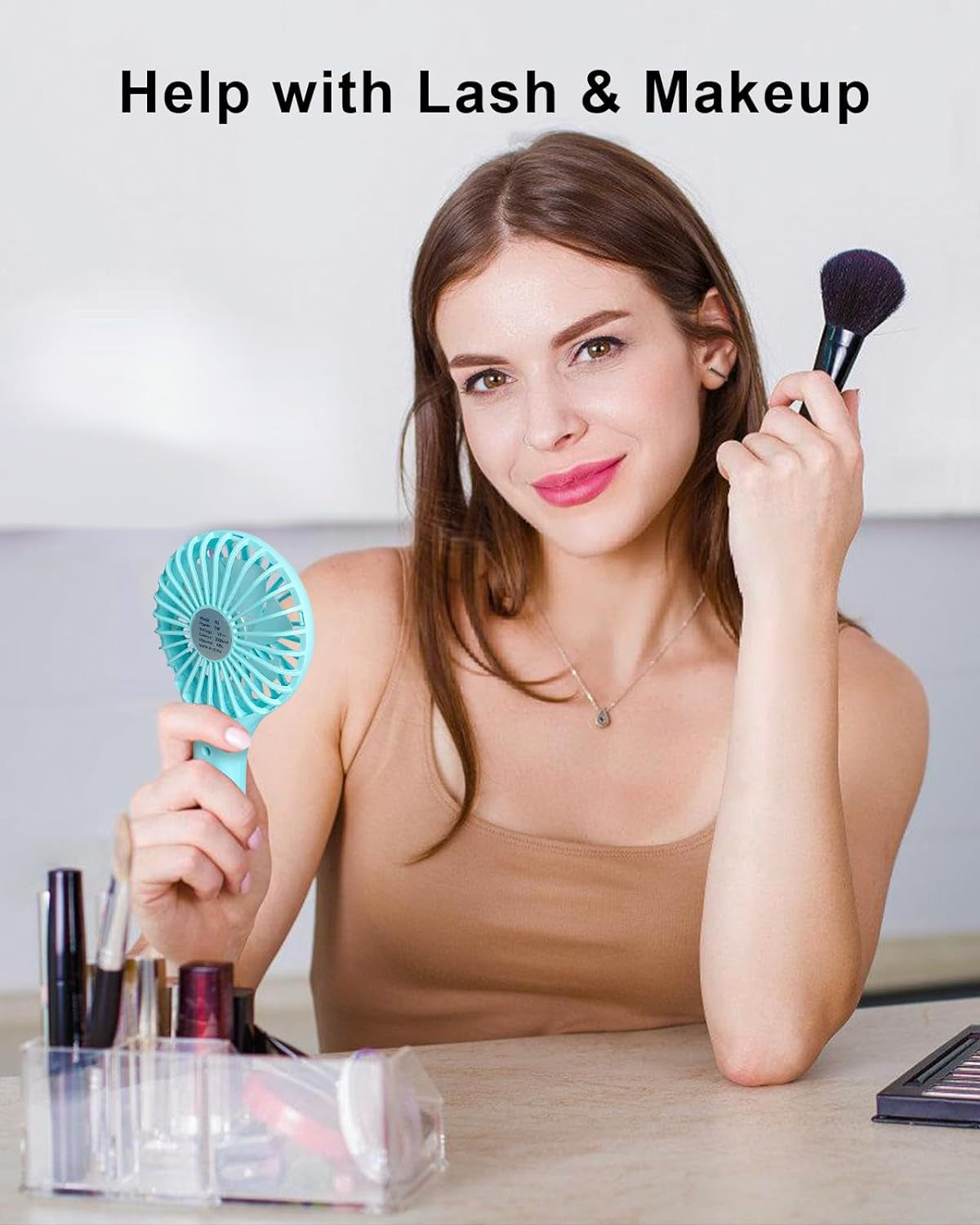 Mini Handheld Fan - Portable, USB Rechargeable, Speed Adjustable, Cute Design for Kids, Girls, Women & Men - Powerful Personal Fan for Indoor, Outdoor & Travel Use