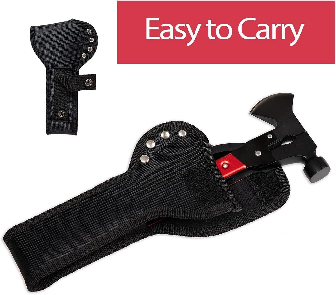 14-in-1 Multitool Camping Gear: Outdoor Hatchet, Axe, Hammer, Saw, Pliers & Knife