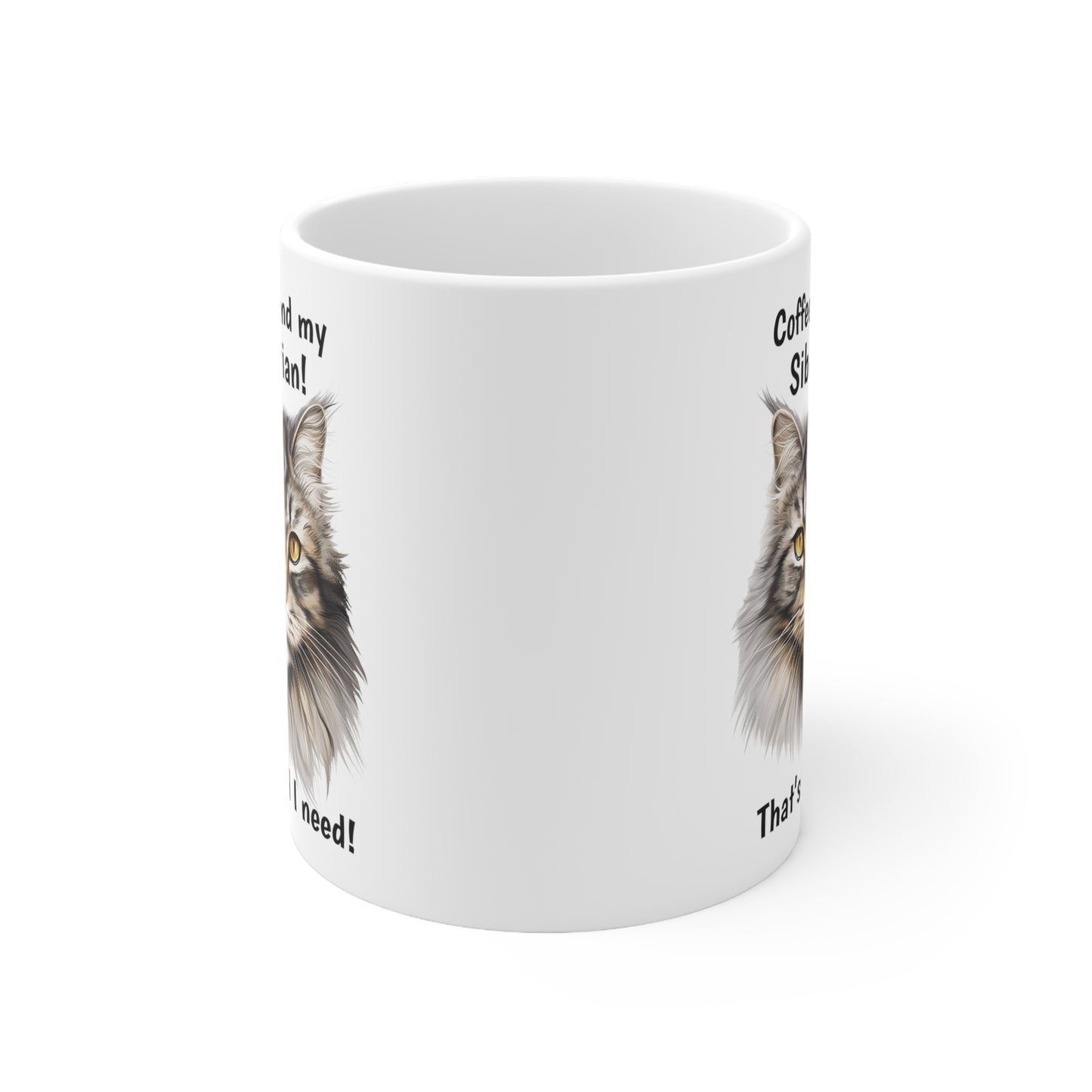 Coffee and My Siberian - Ceramic Mug 11oz