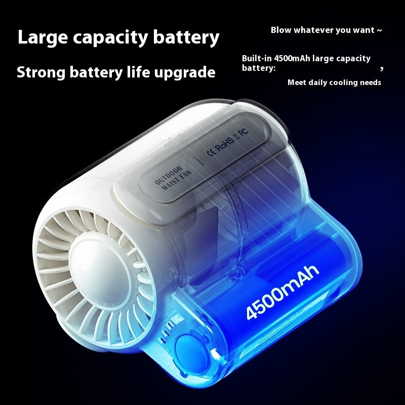 Portable Large Wind USB Charging Outdoor Cooling Air Fan