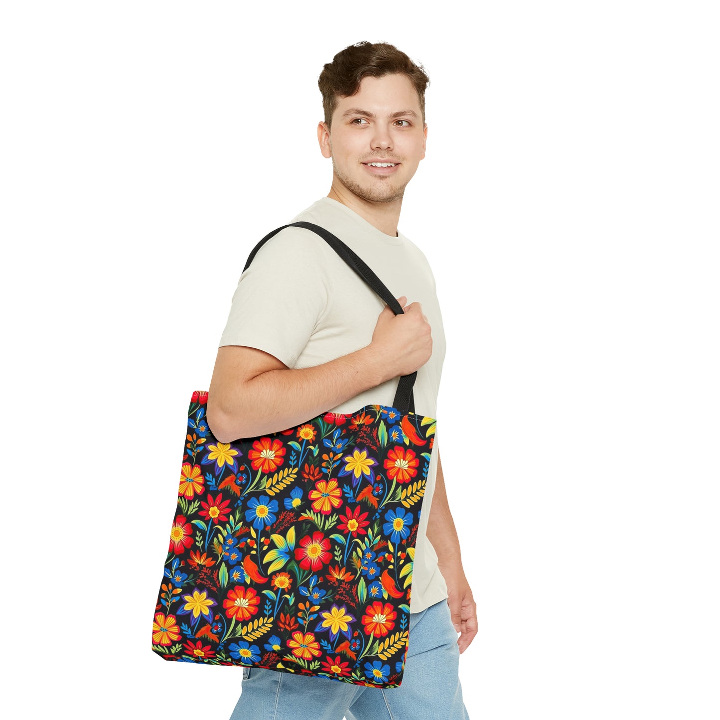 Bright Colorful Flowers - Tote Bag