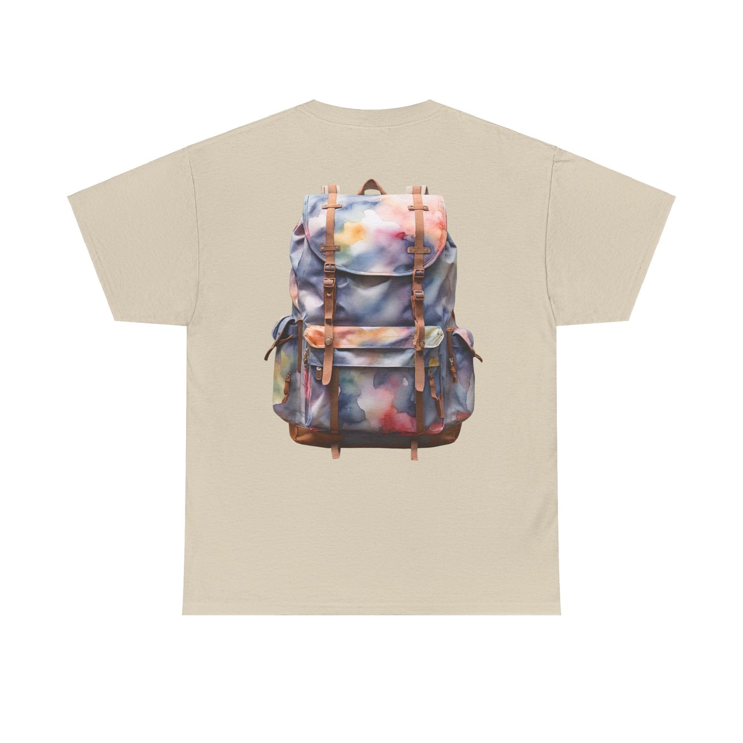 Backpack (on back) - Heavy Cotton Tee