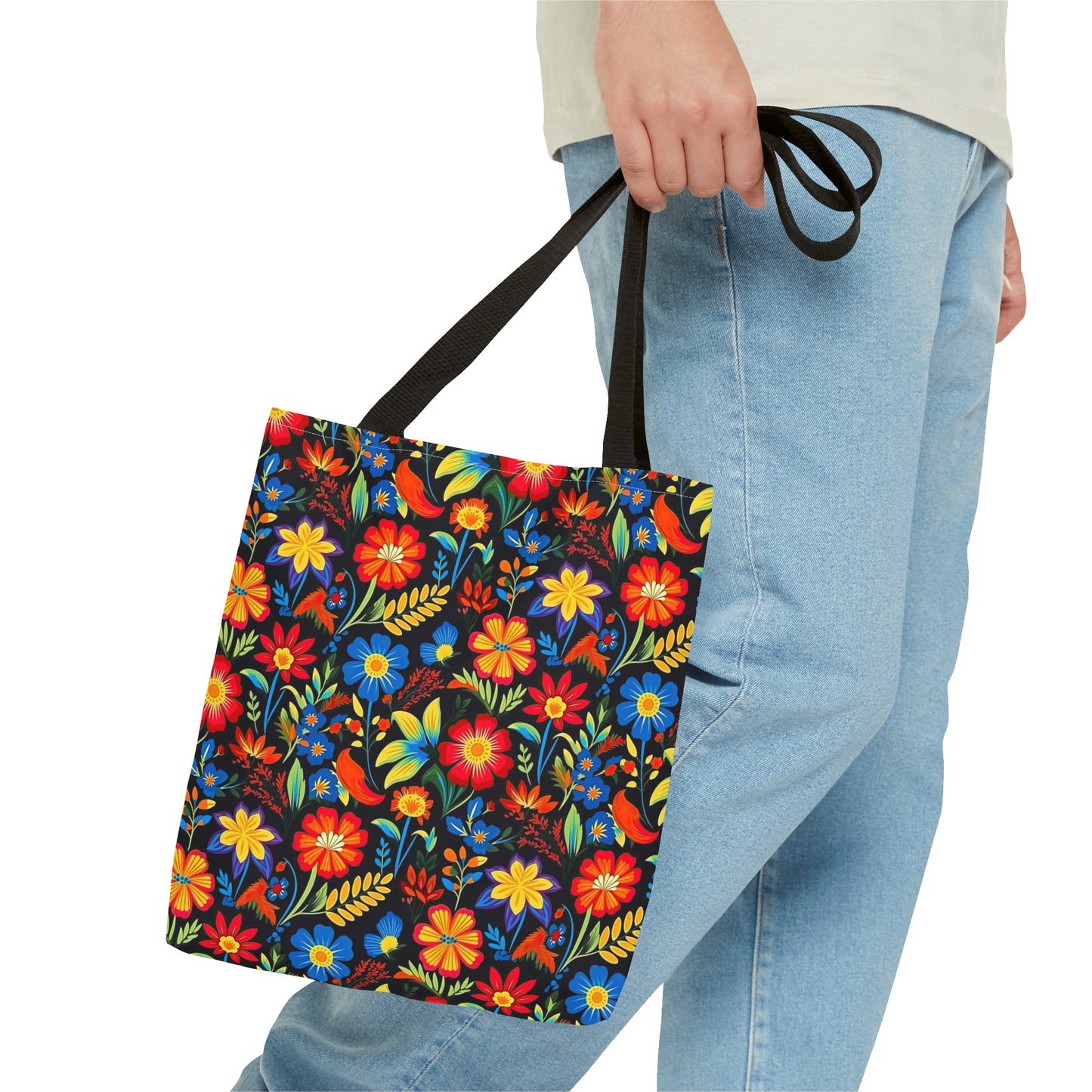 Bright Colorful Flowers - Tote Bag
