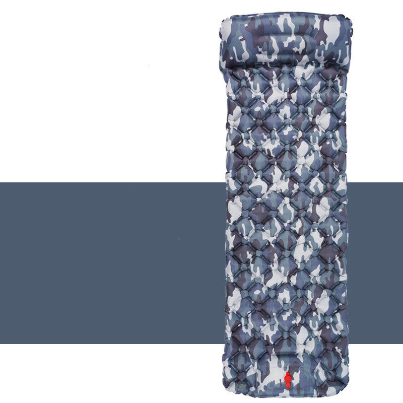Outdoor Inflatable Camping Mattress with Pillow