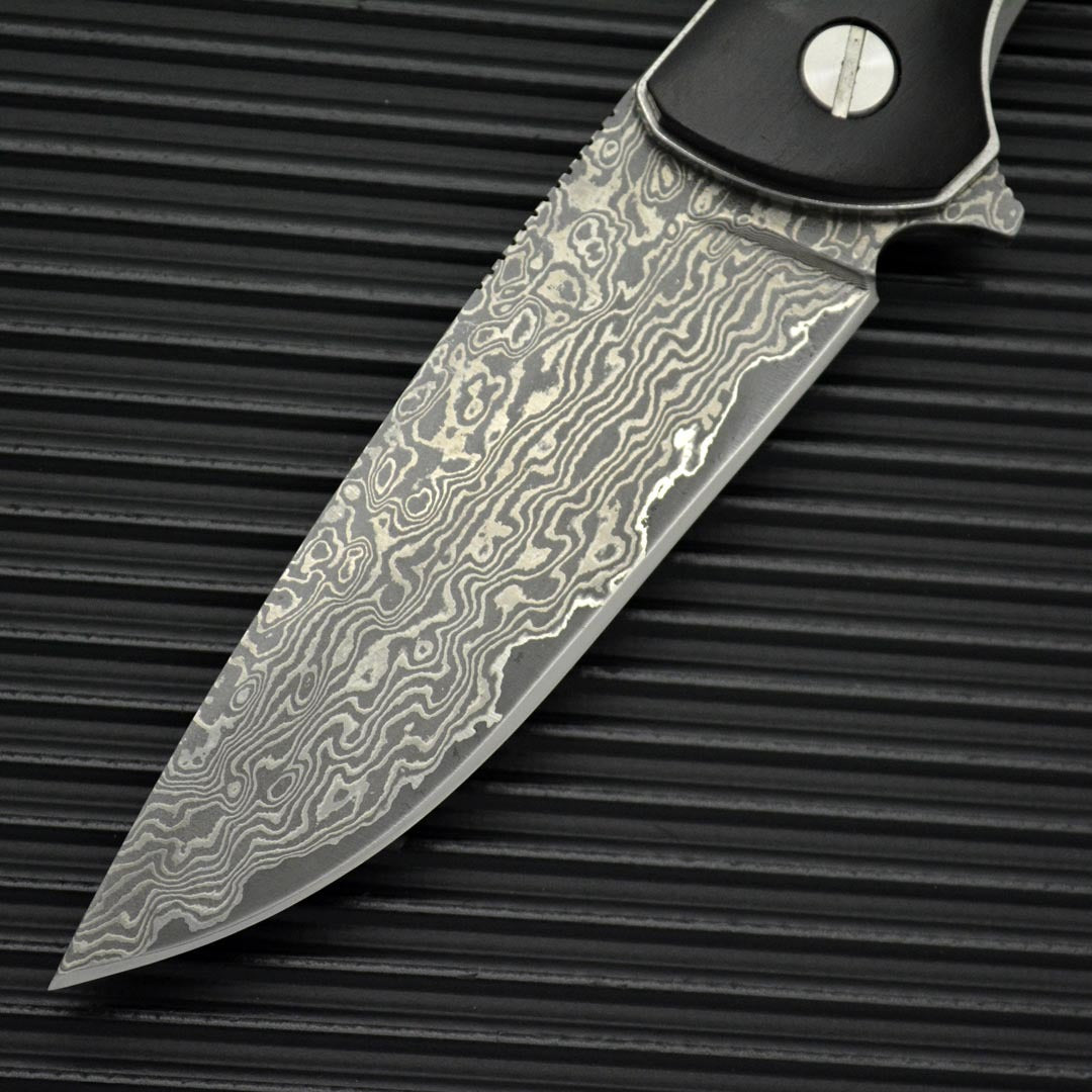 Damascus Steel Folding Knife