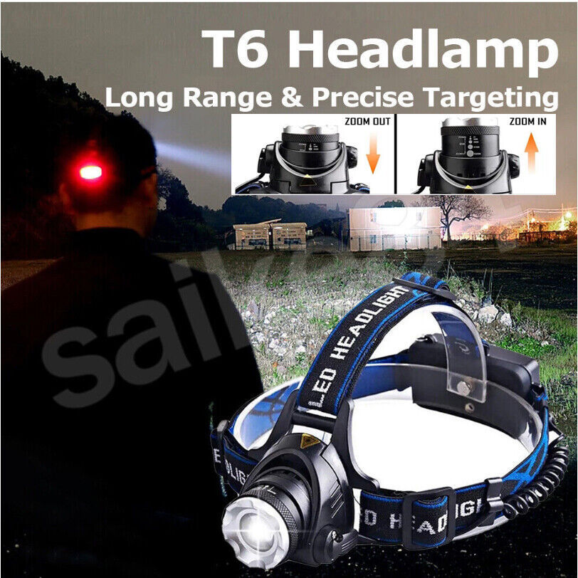 T6 USB Rechargeable Zoom Headlamp