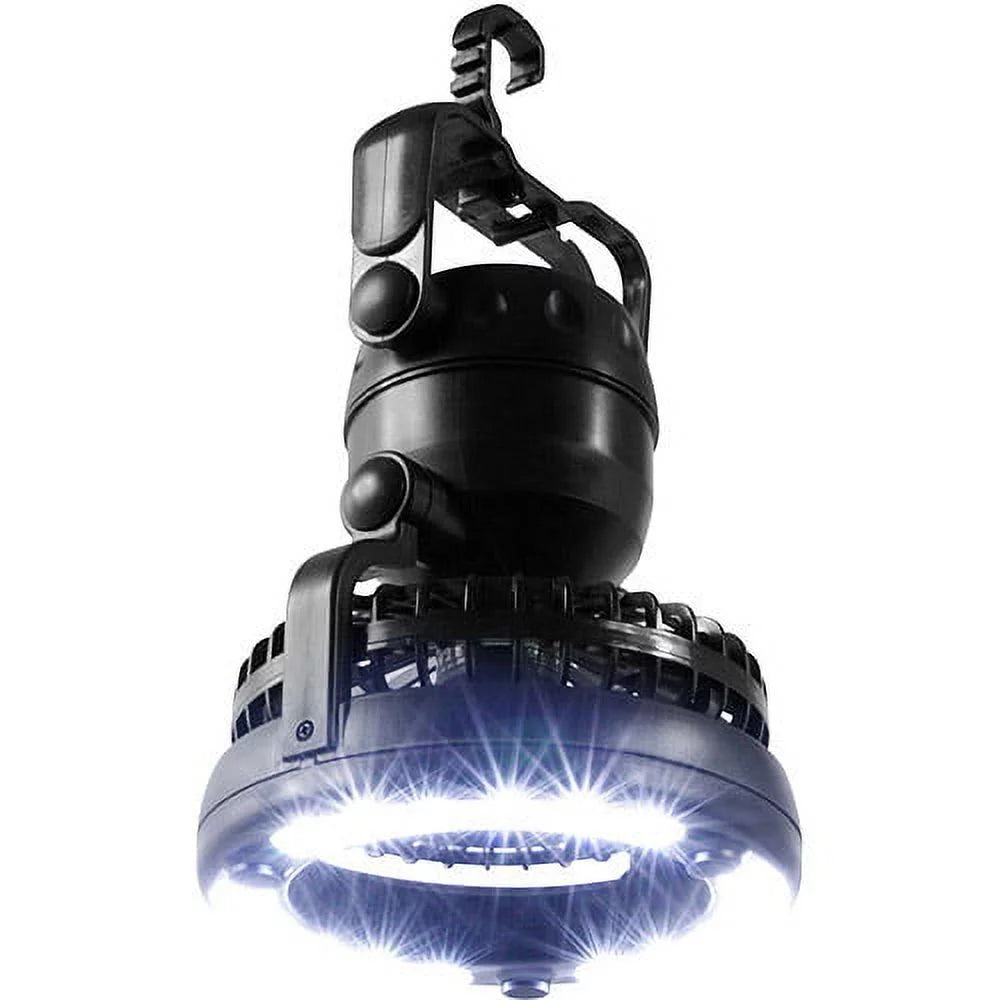 Camping Lantern with Ceiling Fan - Weather-Resistant Tent Light Camping Accessories