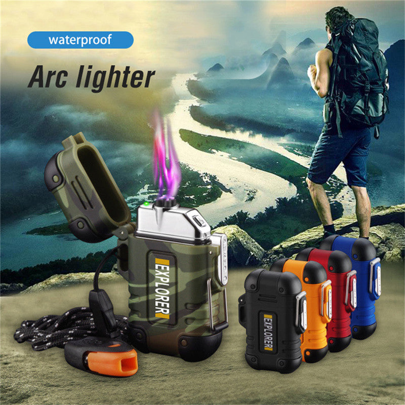 Mountaineering Windproof Lighter Double Waterproof Igniter