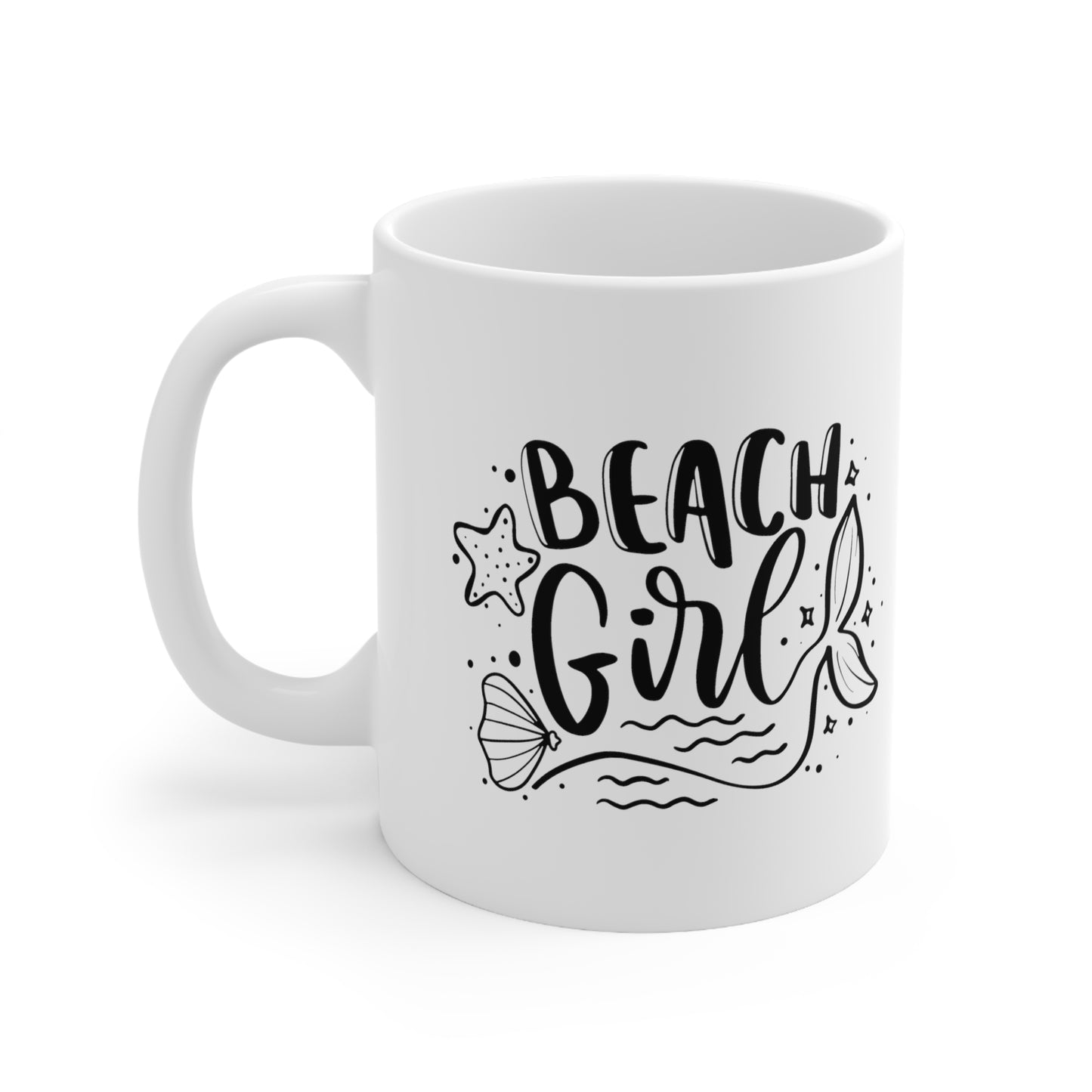 Beach Girl - Ceramic Mug 11oz