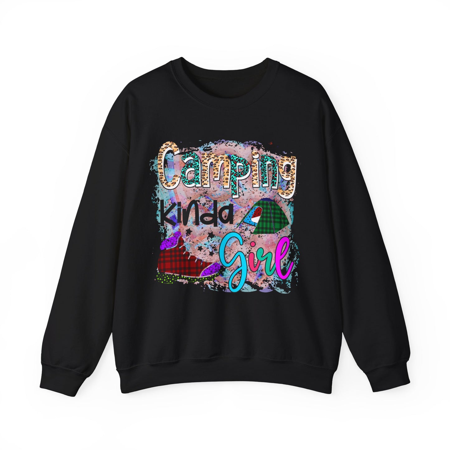Camping Kinda Girl 2 - Heavy Blend™ Crewneck Sweatshirt