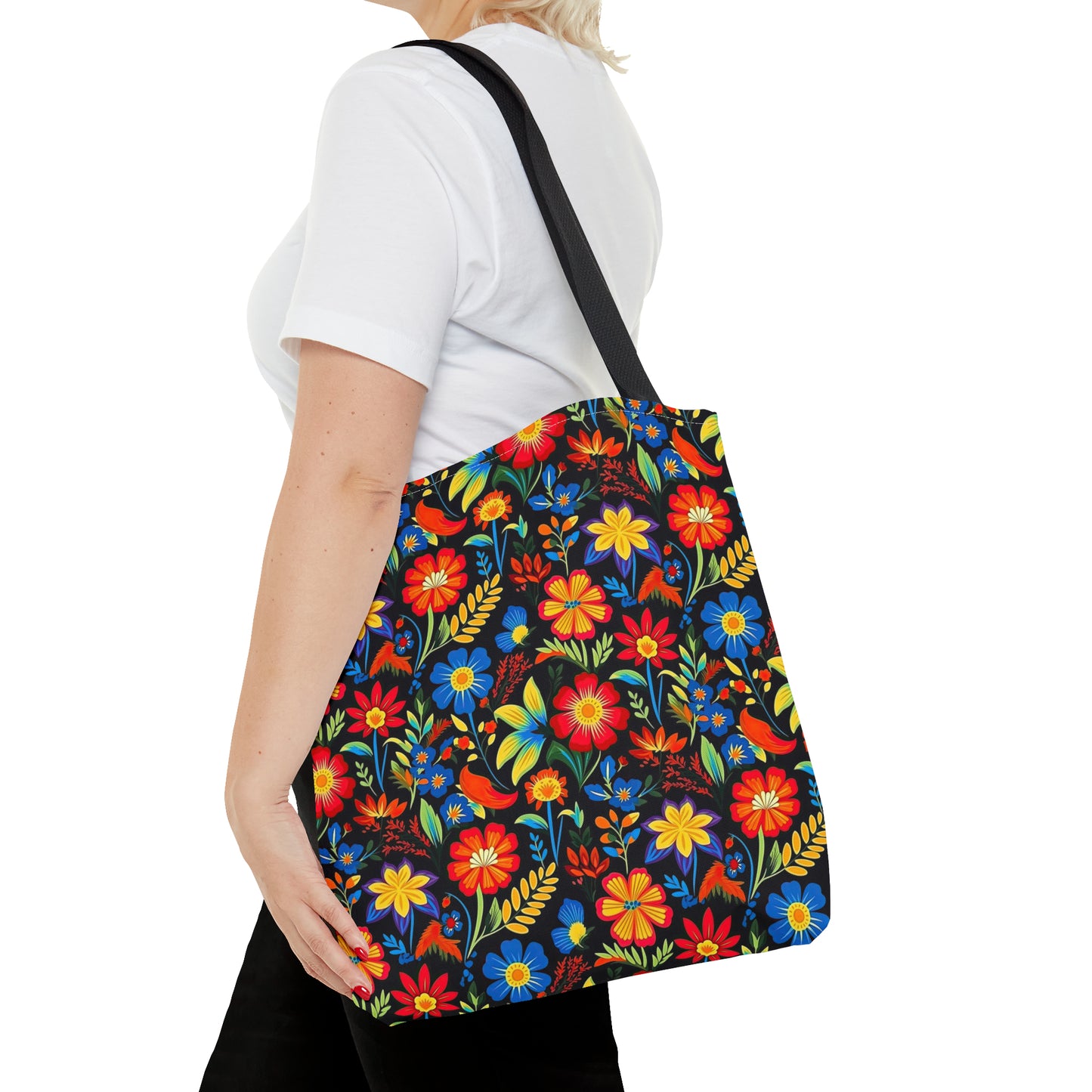 Bright Colorful Flowers - Tote Bag
