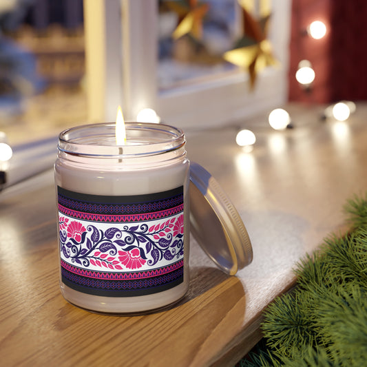 Floral Pattern - Scented Candles, 9oz