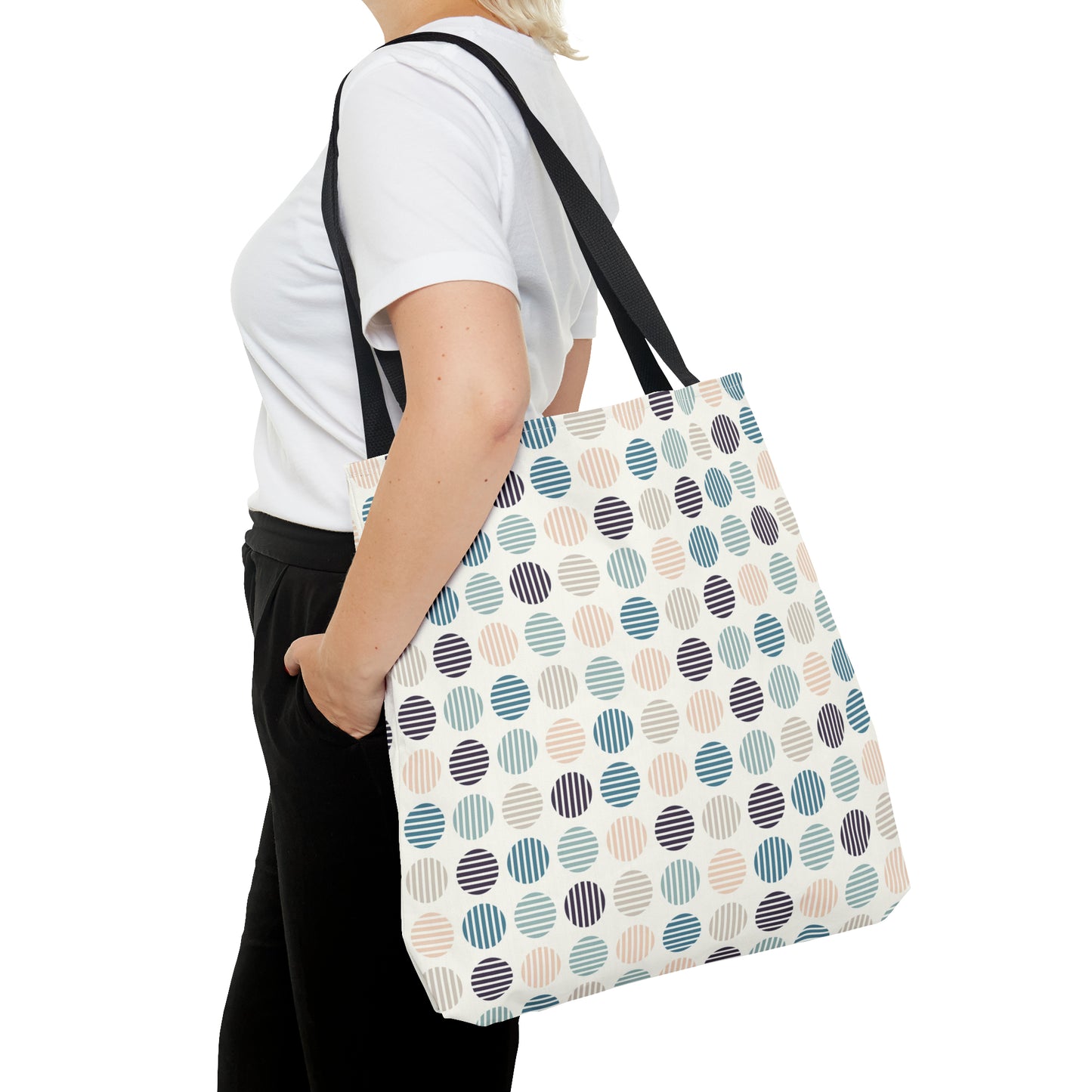 Geometric Circles Pattern - Tote Bag