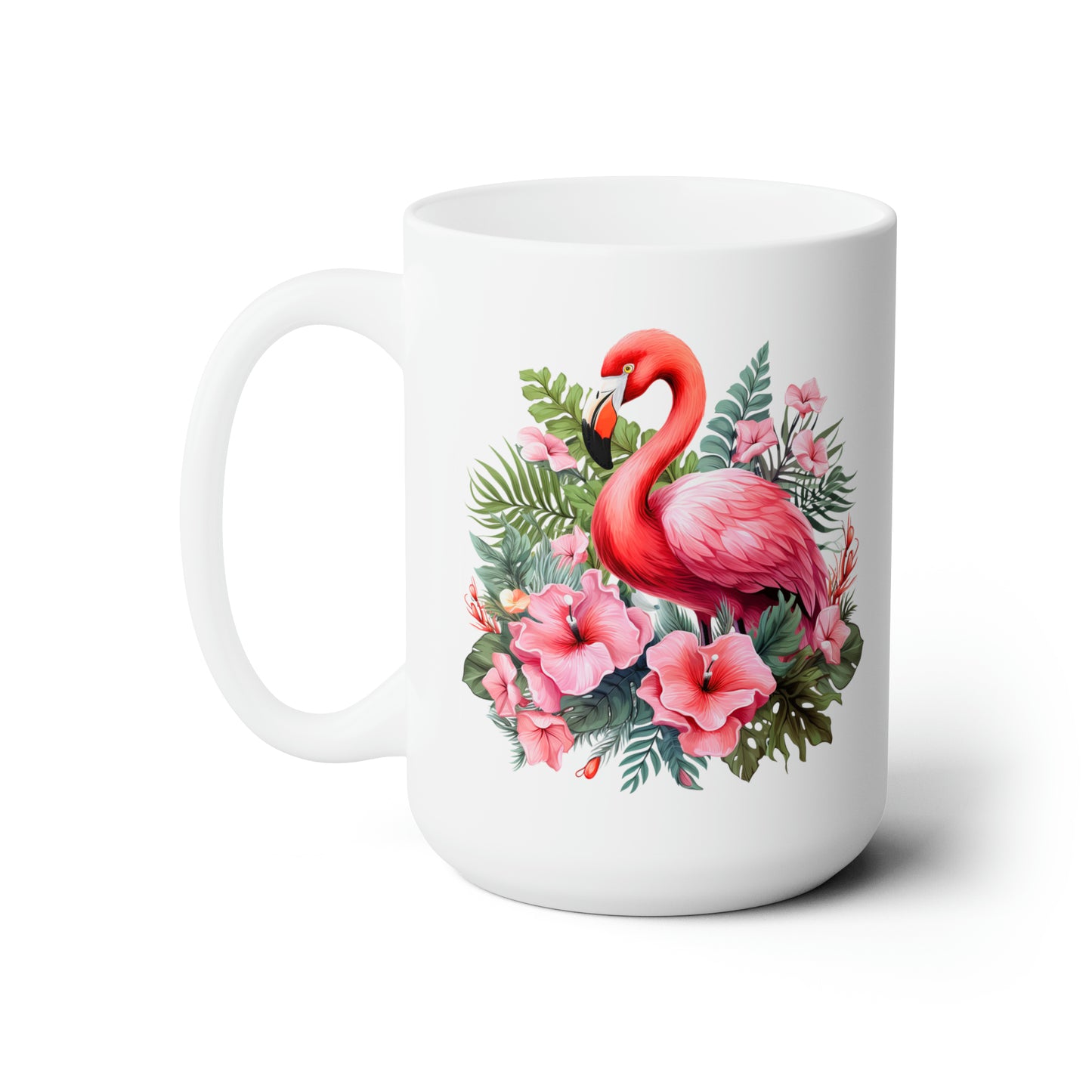 Pink Flamingo - Ceramic Mug 15oz
