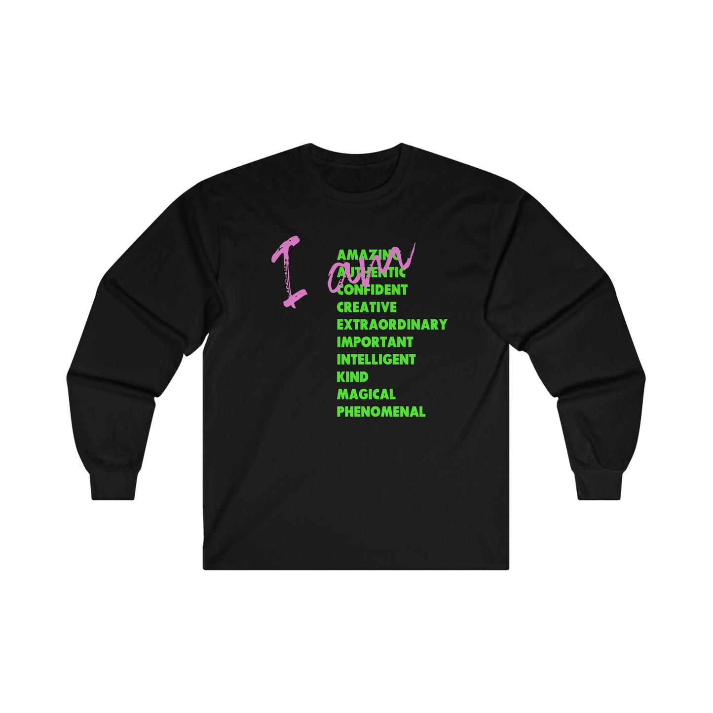 I am - Ultra Cotton Long Sleeve Tee