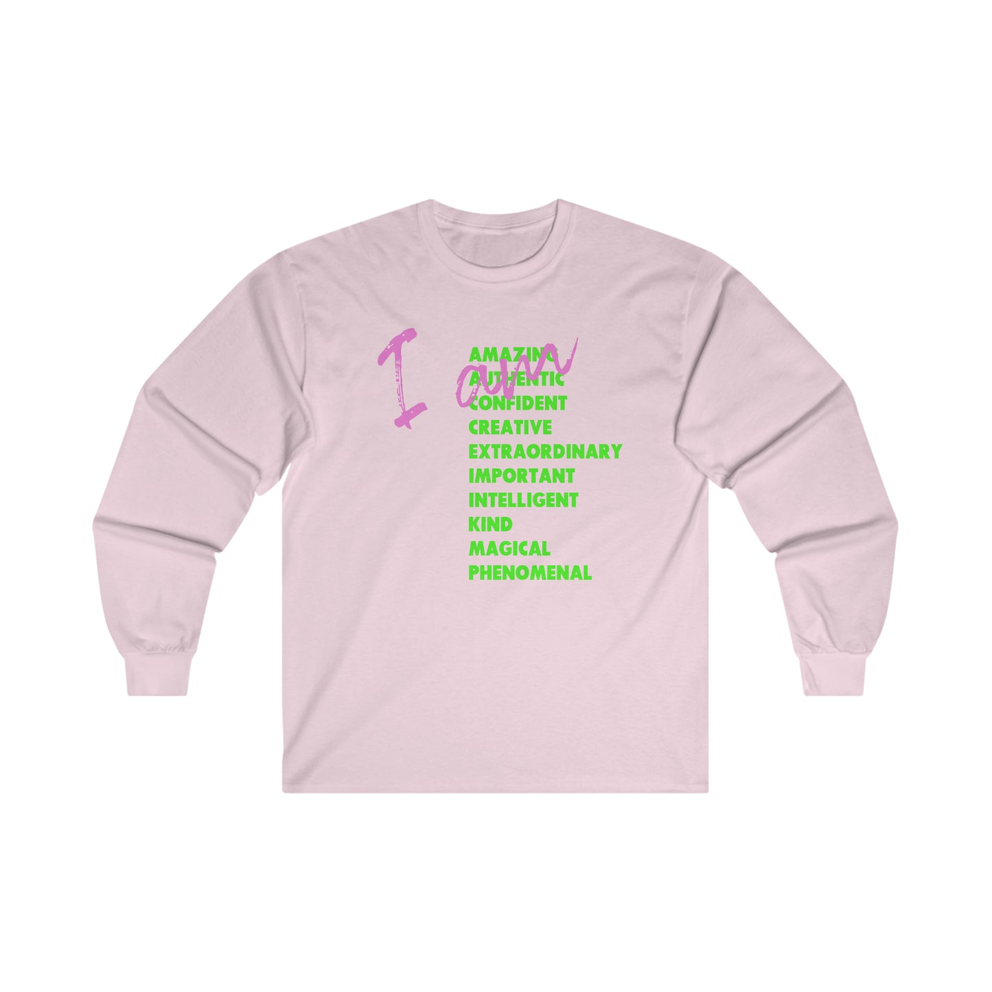 I am - Ultra Cotton Long Sleeve Tee