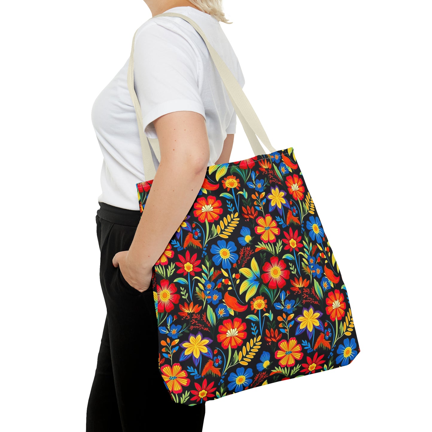 Bright Colorful Flowers - Tote Bag