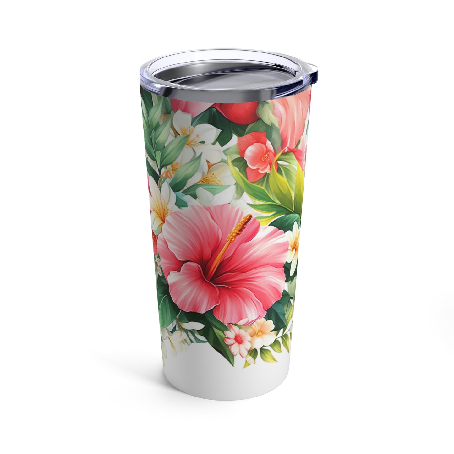 Bright Tropical Flowers - Tumbler 20oz