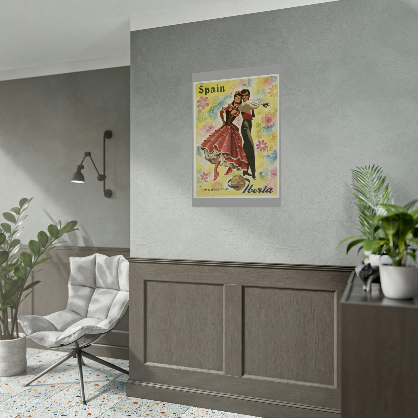 Vintage Travel Poster - Spain - Rolled Poster