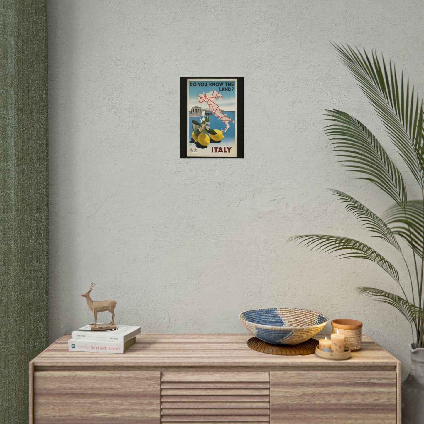 Vintage Travel Poster - Italy - Rolled Poster