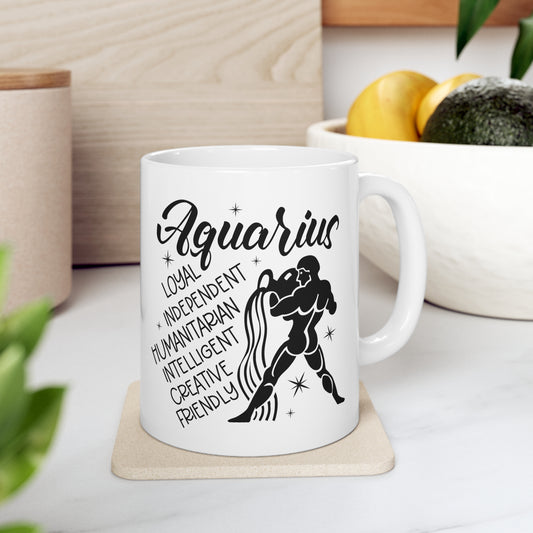 Aquarius (2) - Ceramic Mug 11oz