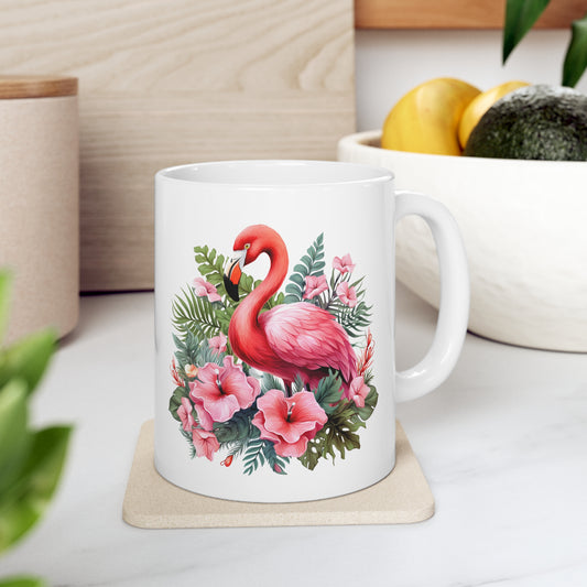 Pink Flamingo - Ceramic Mug 11oz