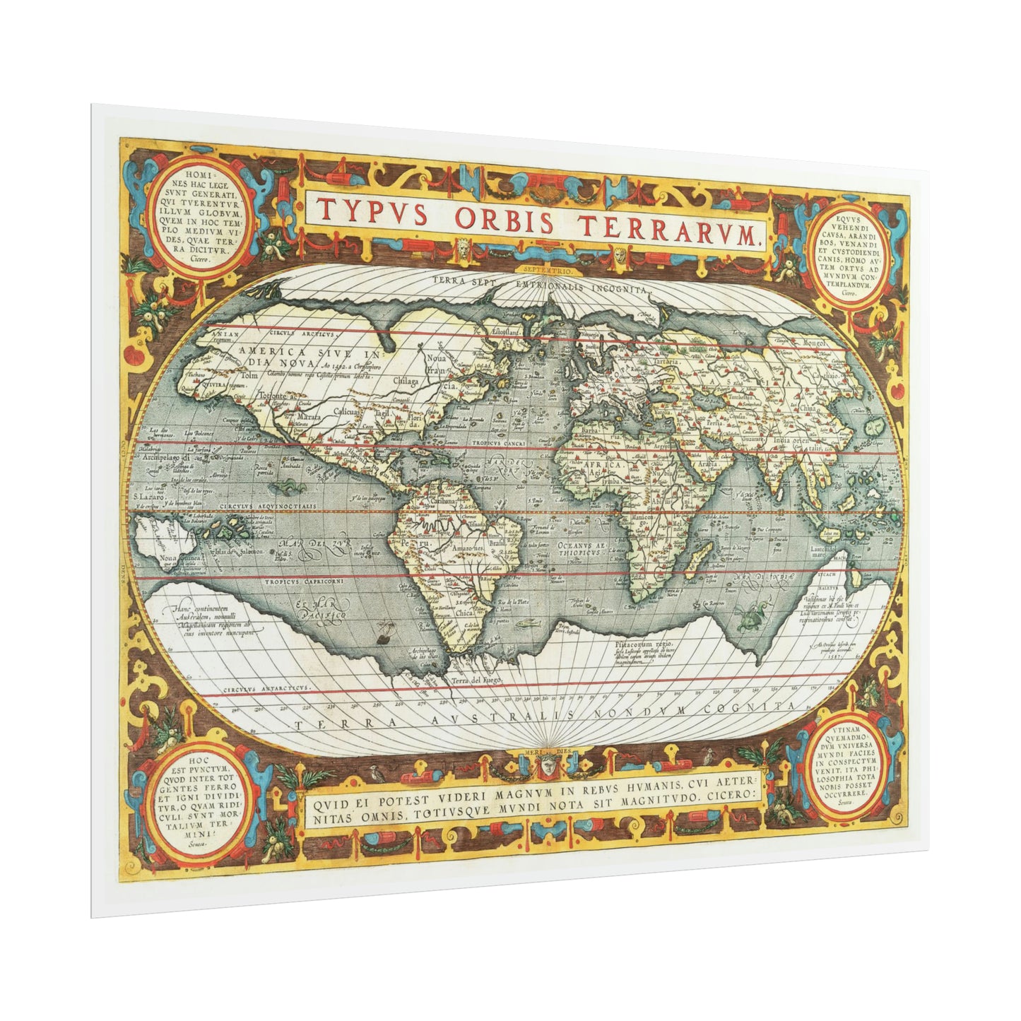 Vintage World Map 3 - Rolled Posters