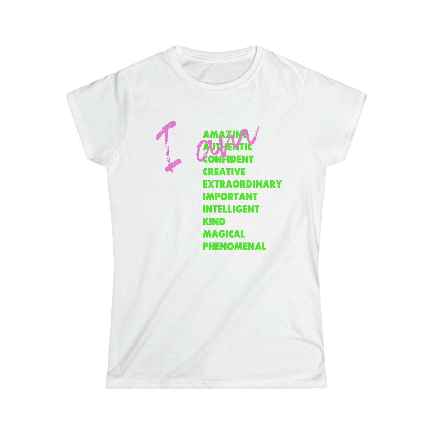 I am - Junior Fit Softstyle Tee