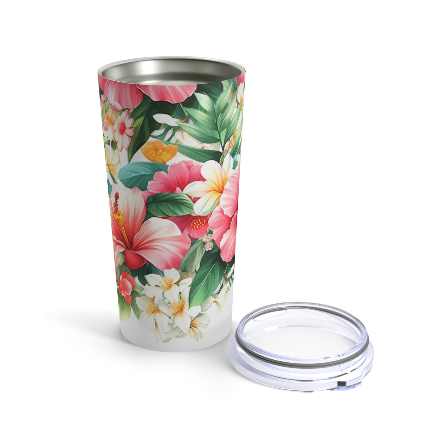 Bright Tropical Flowers - Tumbler 20oz