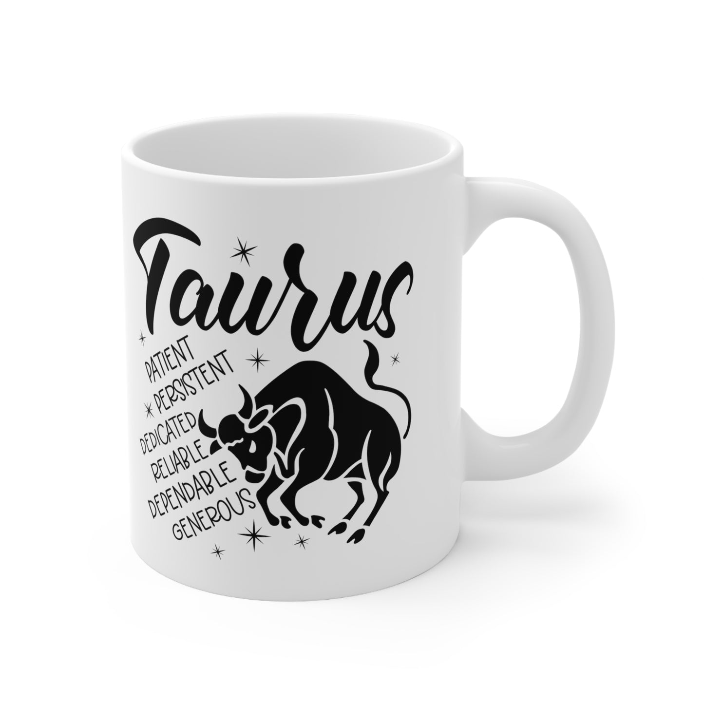 Taurus (2)- Ceramic Mug 11oz